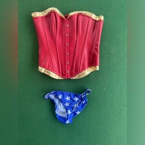 Wonder Woman leather corset